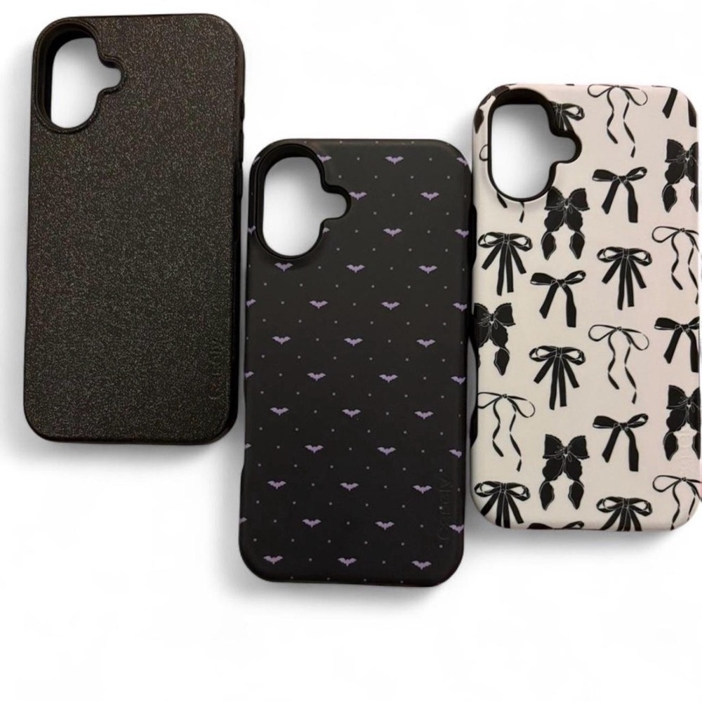 Casetify Case Trio. TO BIG FOR MY PHONE NEVER USED $40 each originally.